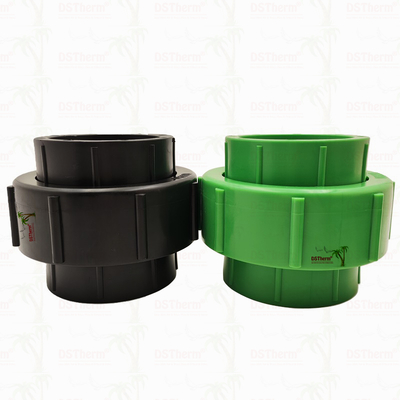 Đầu nối nhựa xanh PP cho hệ thống đường ống, có thể tùy chỉnh khả năng kháng hóa chất