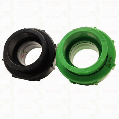 Đầu nối nhựa xanh PP cho hệ thống đường ống, có thể tùy chỉnh khả năng kháng hóa chất