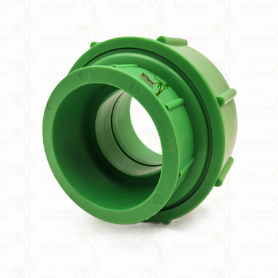Đầu nối nhựa xanh PP cho hệ thống đường ống, có thể tùy chỉnh khả năng kháng hóa chất