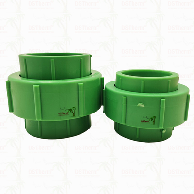 Đầu nối nhựa xanh PP cho hệ thống đường ống, có thể tùy chỉnh khả năng kháng hóa chất