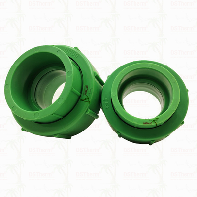 Đầu nối nhựa xanh PP cho hệ thống đường ống, có thể tùy chỉnh khả năng kháng hóa chất