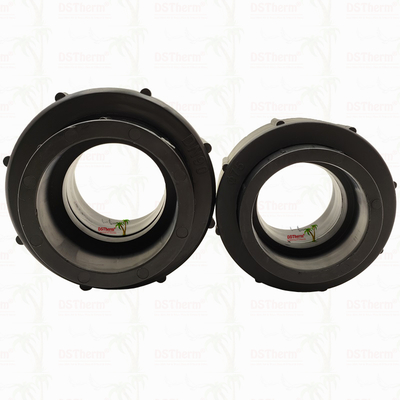 Khớp nối nhựa đen Ppr cho hệ thống đường ống, có thể tùy chỉnh, độ bền cao, kháng hóa chất