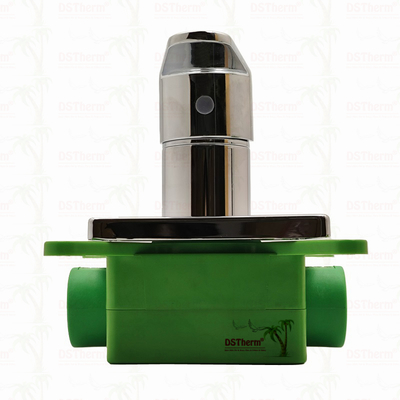PPR mạ Chrome 3 chiều máy trộn van tắm 20mm 25mm