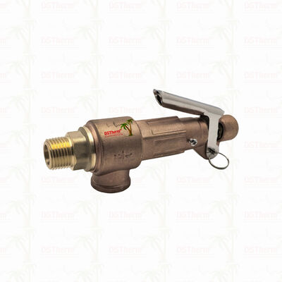 Van an toàn bằng đồng 1/2"-2" Hệ thống đường ống Thiết bị bảo vệ quá áp LOGO tùy chỉnh