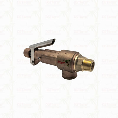 Van an toàn bằng đồng 1/2"-2" Hệ thống đường ống Thiết bị bảo vệ quá áp LOGO tùy chỉnh