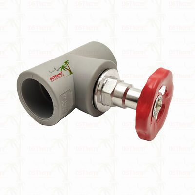 Van chặn PPR mạ crom xám với lõi đồng Global Valve 20-110mm