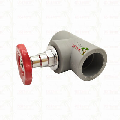 Van chặn PPR mạ crom xám với lõi đồng Global Valve 20-110mm