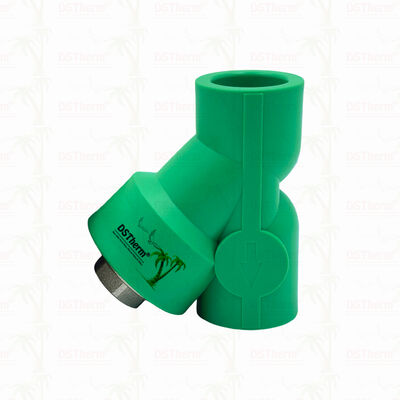 PPR Strainer Valve PN25 Compact Y-Shaped Filter Valve 20?? 32mm cho hệ thống nước