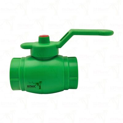 PPRCT Valve bóng PPR đồng-Ball Valve với tay cầm sắt PN25 20-63mm tùy chỉnh