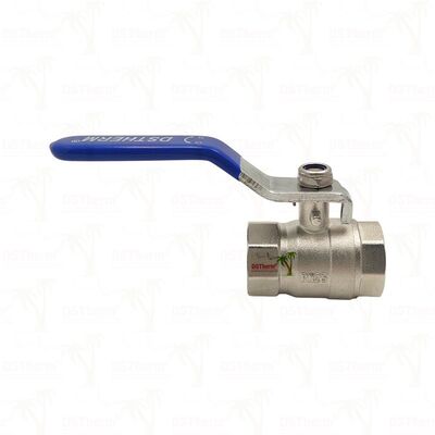 Van bi đồng PN25 mạ crom, ren trong x ren trong, lưu thông toàn phần 1/2"–4"