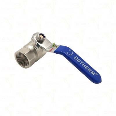 Van bi đồng PN25 mạ crom, ren trong x ren trong, lưu thông toàn phần 1/2"–4"