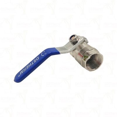 Van bi đồng PN25 mạ crom, ren trong x ren trong, lưu thông toàn phần 1/2"–4"