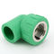 PN16 PN20 Cung cấp phụ kiện ống PPR 90 độ nhựa có ren cho nữ
