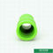 Ống nước nhựa màu xanh lục Kích thước ống nước 20-160 mm PPR Phụ kiện đường ống Coupler Kỹ thuật đúc