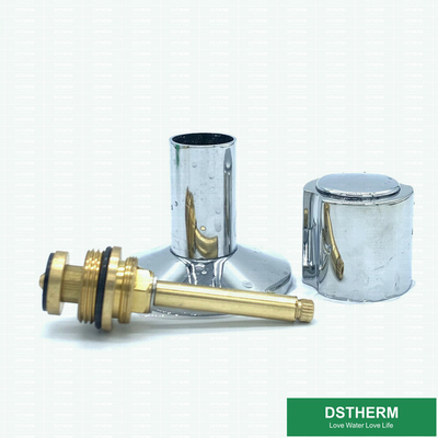 Hộp van dừng Bộ phận trên cùng Tay cầm lục giác tròn mạ Chrome