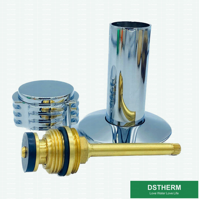 Hộp mực bằng đồng Ppr Van dừng Trọng lượng nặng hơn Hoa Tay cầm bằng hợp kim kẽm 1/2 