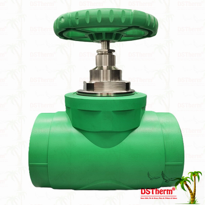 7mm Độ dày máy giặt PPR van cổng Dòng chảy nặng Dễ lắp đặt bền chống gỉ