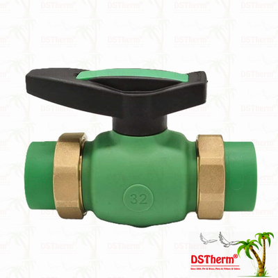 PPR Union Ball Valve Full Bore Ppr Double Union Ball Valve Khả năng lắp đặt