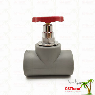 Van chặn PPR mạ crom xám với lõi đồng Global Valve 20-110mm