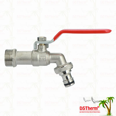 Chuyên dụng trung bình đa năng bóng Bibcocks với tốt nhất chống gỉ DACROMET xử lý vòi nước vòi nước 1/2 