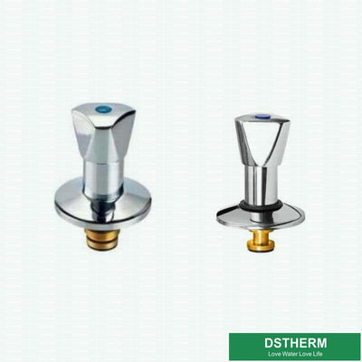 Tay cầm tam giác mạ Chrome Dòng tay cầm tròn cho các bộ phận trên cùng của van dừng với hộp mực bằng đồng